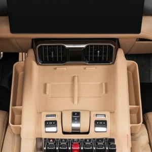 ل BYD ليوبارد 8 Denza B8 2024 + وحدة التحكم المركزية لوحة شحن لاسلكية صندوق تخزين من السيليكون تخزين داخلي اكسسوارات السيارات