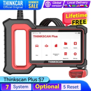 جهاز مسح THINKCAR PLUS S4 S7 OBD2 متوافق مع ECM ABS SRS
