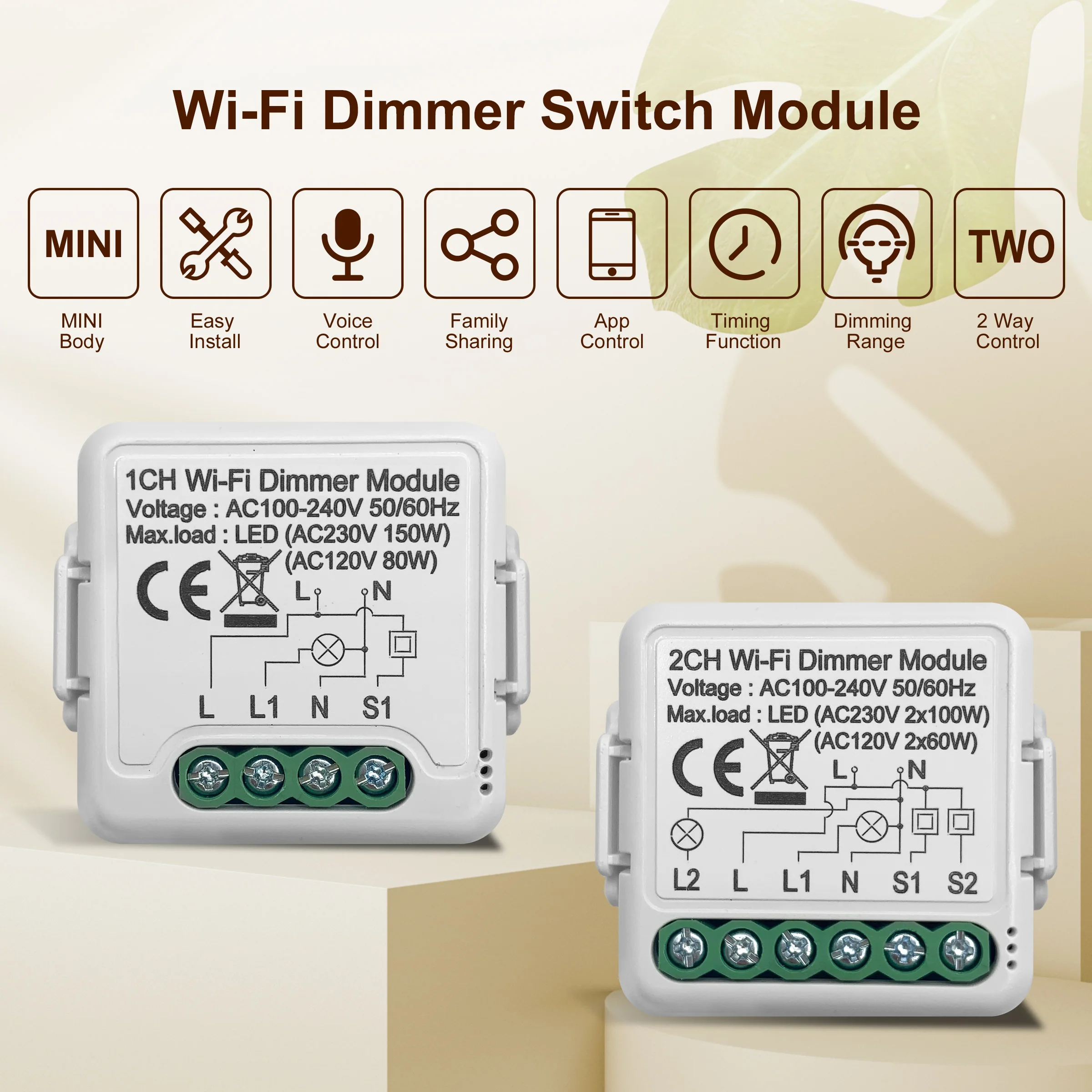 Tuya Wifi 10A Smart Switch with Voice and Alexa/Google Support - الصورة 2