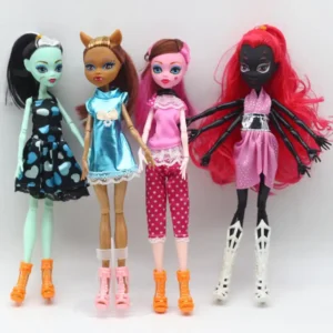 1 قطعة دمى الوحش الموضة عالية الجودة Draculaura/Clawdeen Wolf/Frankie Stein/Black WYDOWNA العنكبوت المنقولة الجسم الفتيات اللعب - AliExpress 26