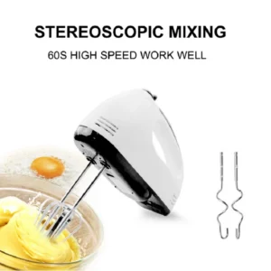 7-Speed ​​Hand Mixer, Mini Multifunctional Electric Food Blender, Automatic Egg Beater, Creamer, Food Cake Baking Dough Mixer - AliExpress 15