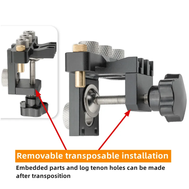 Precision Jig and Dowel Cam Jig 3 in 1 Dowelling Jig Master Kit Wood Hole Drilling Guide Woodworking Stand DIY Woodworking - AliExpress 1420 - الصورة 4