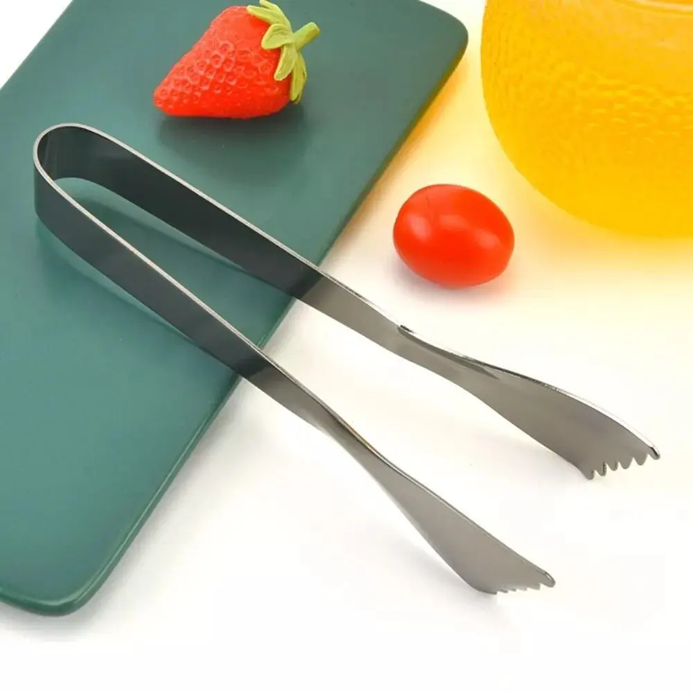 304 Stainless Steel Serrated Ice Cube Clip Portable Multifunctional Food Clip Anti-Slip Rust-Proof Serving BBQ Tongs Clip - AliExpress 15 - Image 4