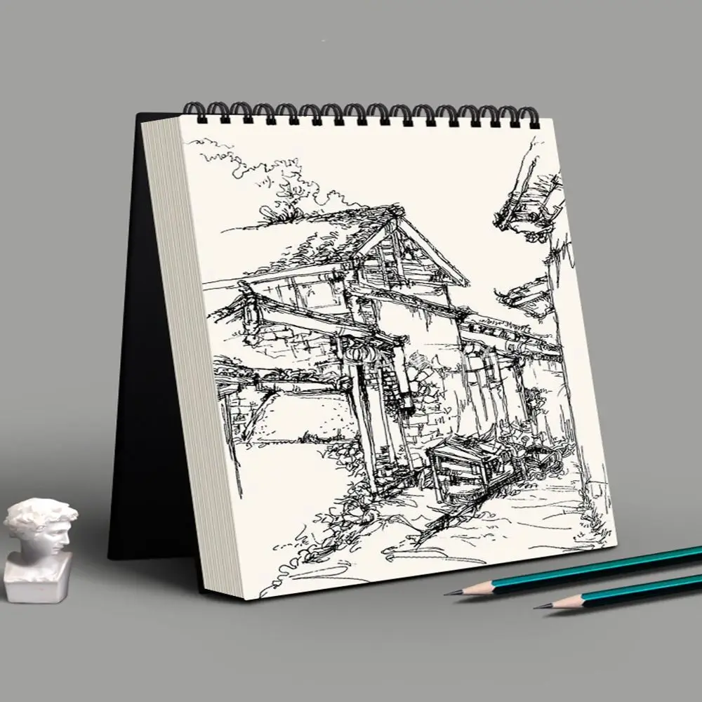 30 Sheets 8K 16K Roll Sketchbook Spiral Binding Eco-Friendly Thick Drawing Paper Acid Free A4 A5 A6 Artist Sketch Pad Oil Painting - AliExpress 21 - Image 2
