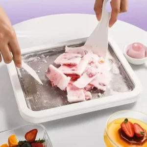 متعددة الوظائف توالت آيس كريم صانع الباردة الحلو المقلية الجليد عموم DIY المنزلية صانع الزبادي المجمد لصينية ثلج القلي محلية الصنع - AliExpress 15