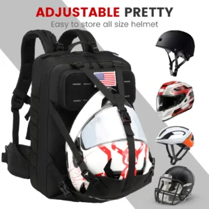 30L دراجة نارية خوذة على ظهره متعددة الوظائف ركوب الظهر متسابق الدراجات خوذة تخزين Packsack موتوكروس الذيل حقيبة الأمتعة - AliExpress 201355758