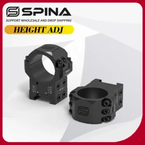 حلقات تركيب SPINA OPTICS، قطر 30مم، ارتفاع قابل للتعديل، لسكة بيكاتيني 21مم وسكة ذيل الحمامة 11مم - AliExpress 18