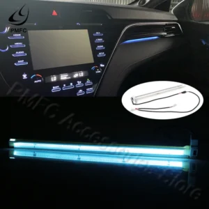 PMFC الضوء المحيط LED وحدة التحكم المركزية أو صندوق تخزين السيارة الداخلية الزخرفية ضوء جو مصباح لتويوتا كامري 2018-2022 - AliExpress 34