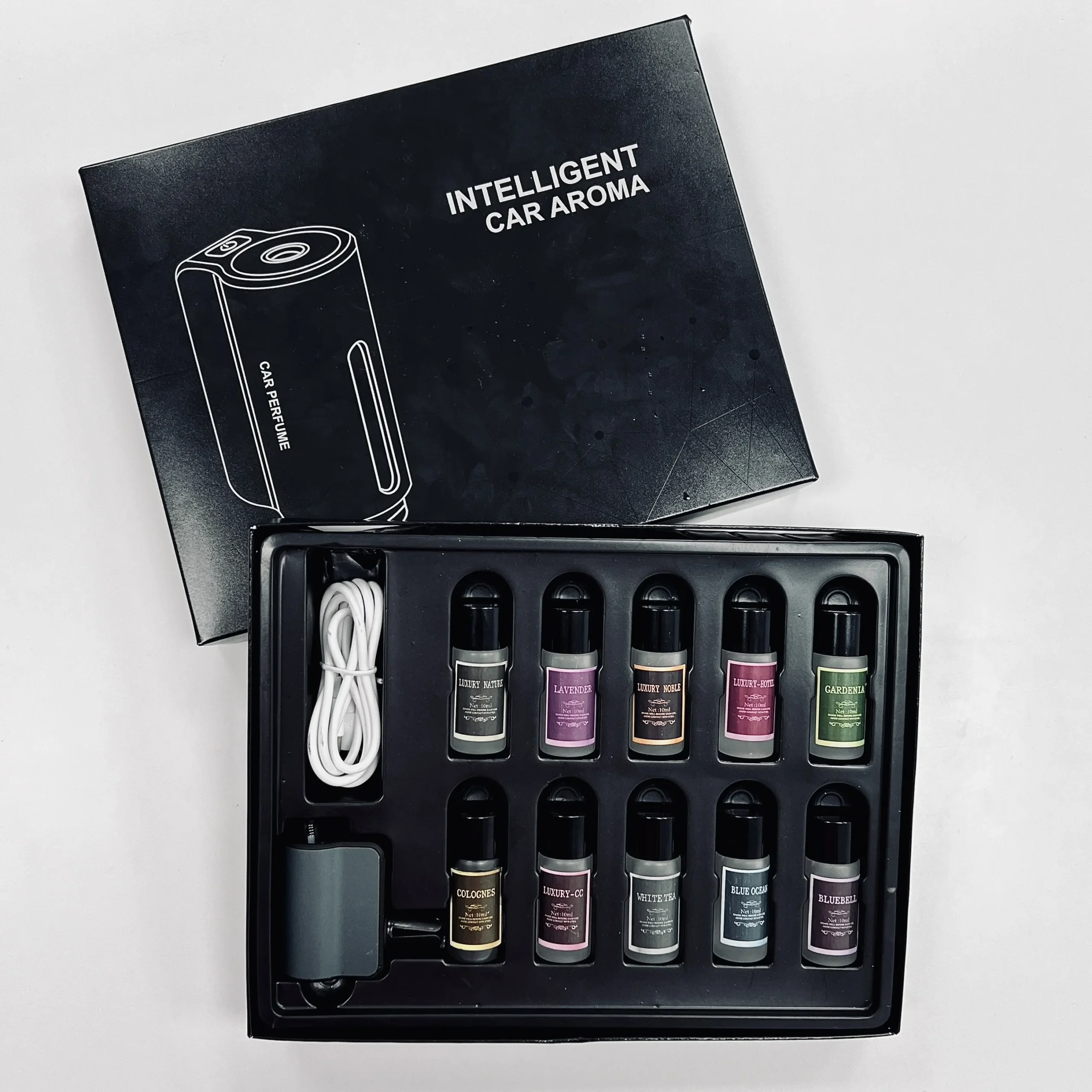 معطر هواء للسيارة، ثلاثة قوات قابلة للتعديل، آلة العلاج العطري للسيارة، عطر معطر محمول - AliExpress - Image 6