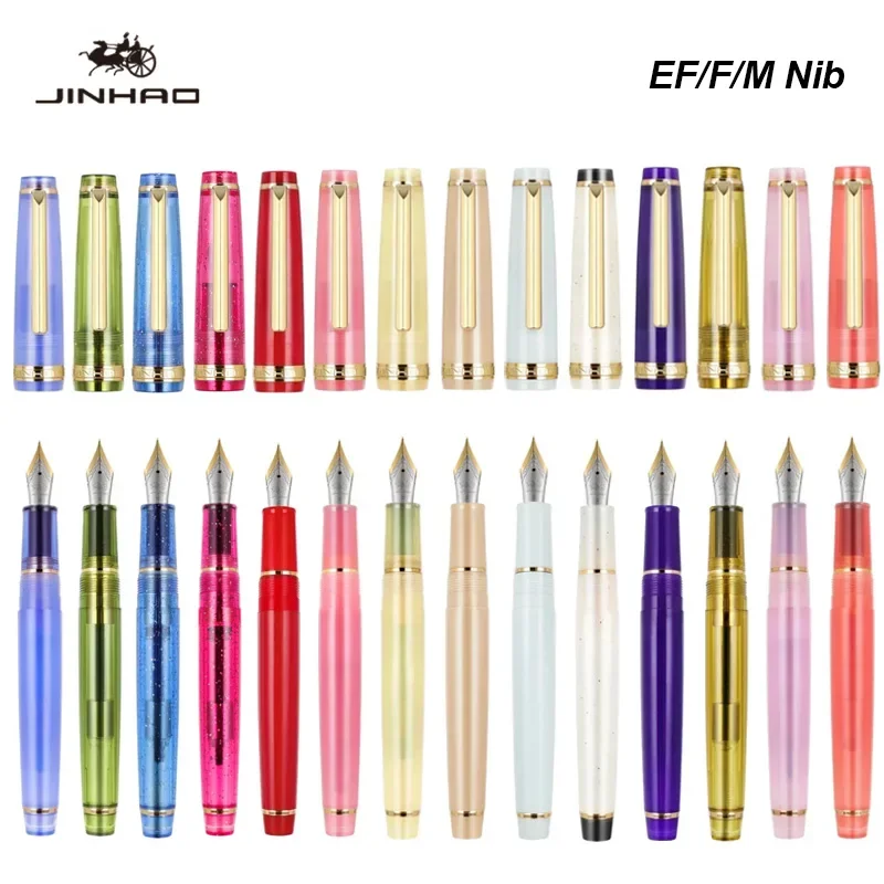 Jinhao 82 قلم حبر لون جديد فاخر أقلام أنيقة 0.7/0.5/0.38 مللي متر اضافية غرامة بنك الاستثمار القومي الكتابة مكتب اللوازم المدرسية القرطاسية - AliExpress 21