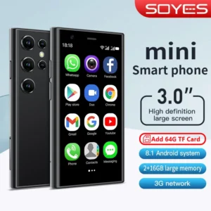 هواتف ذكية SOYES S23 Pro و Mini 24 بنظام أندرويد 8.1، شريحتين، شاشة 3.0 بوصة عالية الدقة، بطارية 1000 مللي أمبير، واي فاي، بلوتوث، الجيل الثالث، هاتف محمول صغير - AliExpress 509