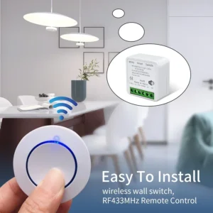 Tuya WiFi Smart Switch 16A RF433Mhz Wireless Mini Round Push Button Switch Alexa Google Assistant Voice Control Activation - AliExpress 13