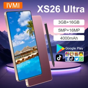 هاتف ذكي IVMI XS26 Ultra بنظام أندرويد، ذاكرة 3 جيجابايت + 16 جيجابايت، شاشة 6.9 بوصة، شريحتين، نظام تحديد المواقع، فتح بالوجه، شبكة 4G، واي فاي، متجر جوجل بلاي - AliExpress 509
