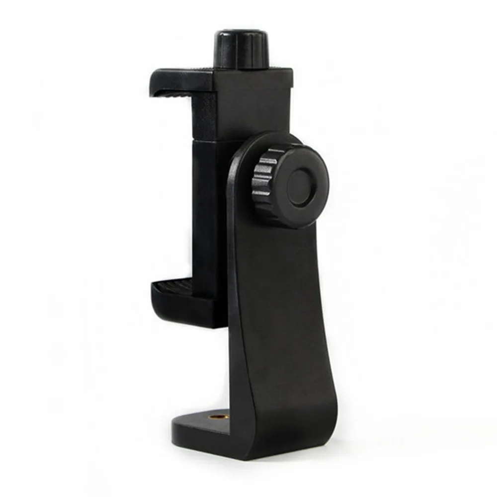 360-degree rotating mobile phone holder with clip and 1/4-inch screw tripod base, desktop tripod adapter for iPhone, Huawei, and Samsung - AliExpress 202192403