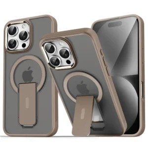 الفاخرة ل Magsafe للطي حامل المغناطيسي جراب هاتف آيفون 16 15 14 13 12 17 برو ماكس زائد ماتي شفافة الغطاء الخلفي قبعات - AliExpress 202192403