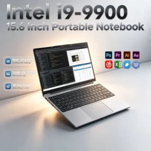لابتوب إنتل i9 9900 نحيف للغاية بشاشة 15.6 بوصة، 8 نوى، 16 خيط معالجة، 5 جيجاهرتز، 32 جيجابايت DDR4، 512 جيجابايت أو 1 تيرابايت SSD، دقة 1920x1080، مناسب للألعاب والمكاتب، وحدة احترافية. - AliExpress 7