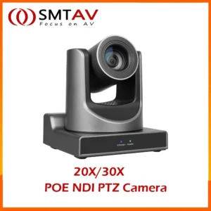كاميرا SMTAV PTZ بتكبير بصري 30X وتتبع ذكي، تعمل بتقنية NDI، مزودة بمنفذ POE، مخرجات متعددة HDMI SDI USB، كاميرا مؤتمرات فيديو للكنائس - AliExpress 44