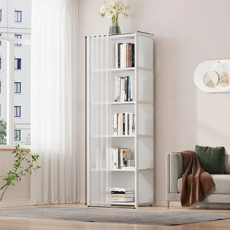 Simple wardrobe, simple fabric wardrobe, multi-purpose storage rack, strong load-bearing capacity, dustproof bookshelf - AliExpress 1503 - الصورة 3