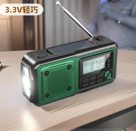5000mAh/18500mWh Emergency Hand Crank Radio, AM/FM/NOAA Weather Alert Radio, Digital Display, 4-Way Hand Crank, Solar Powered Radio - AliExpress 44 - Image 6