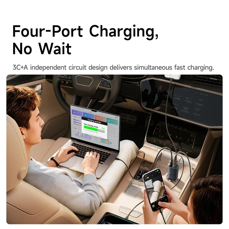 160W Magnetic Car Charger for iPhone 17, Sony, and Samsung - Image 6