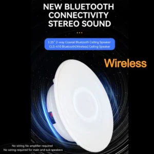 Wireless Bluetooth Ceiling Speakers, 4.5/5.25 Inch 2-Way Subwoofer, Indoor Home Audio System for Kitchen, Bedroom, Bathroom, and Living Room - AliExpress 44