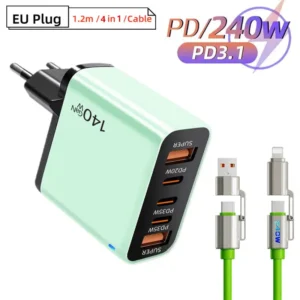 GaN 140 واط USB C شاحن PD شحن سريع شاحن السفر آيفون سامسونج Xiaomi هواوي ممن لهم محول الهاتف المحمول الاتحاد الأوروبي الولايات المتحدة المملكة المتحدة التوصيل - AliExpress 202192403