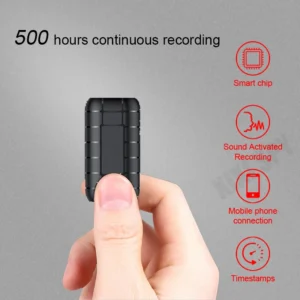 مسجل صوت صغير منشط، جهاز تسجيل رقمي لمدة 500 ساعة، صوت احترافي، سجل صوت صغير محمول - AliExpress 44