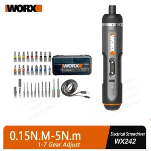 WORX WX242 4 فولت مفك كهربائي مجموعة الذكية اللاسلكي المفكات الكهربائية USB قابلة للشحن 30 بت مجموعة مثقاب صغير أداة السلطة - AliExpress 1420