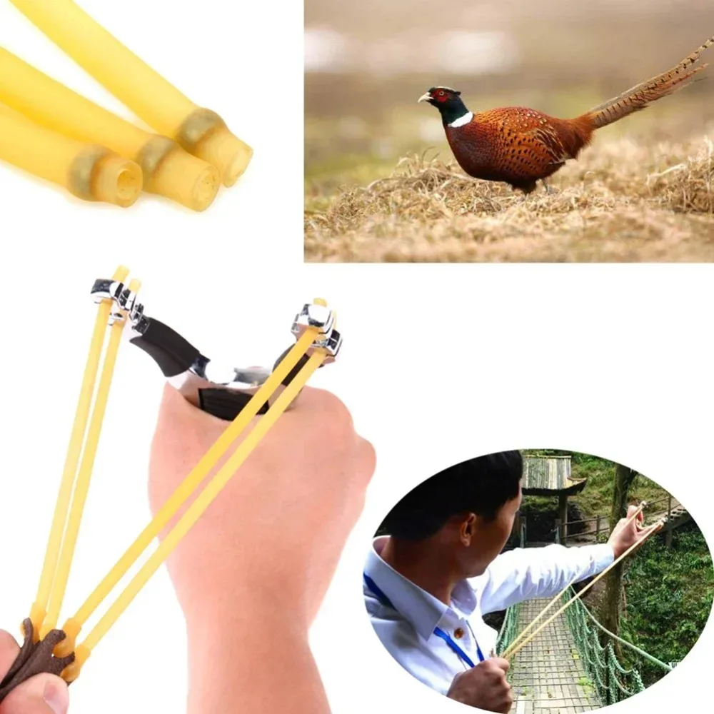 2pcs Replacement Outdoor Catapult Strong Rubber Band Professional Elastic Slingshot Rubber Band Hunting Accessories - AliExpress 18 - الصورة 2