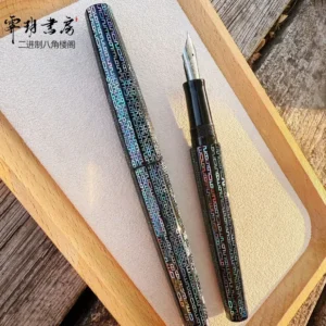 SELMY التراث غير المادي اليدوية Urushi ورنيش Ebonite عدد Raden Maki-e BOCK F بنك الاستثمار القومي قلم حبر الأعمال الكتابة هدية - AliExpress 21