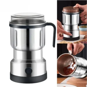 220V Multifunctional Coffee Grinder, Stainless Steel Blade, Electric Herb, Bean, Spice, Nut, Grain Grinder, Cafe Bean Grinding Machine - AliExpress 6