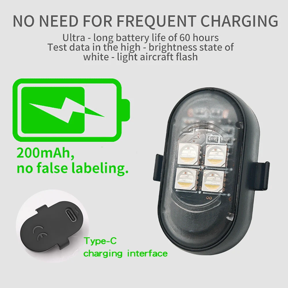 Upgrade your car's RGB ambient lights, larger and brighter battery, Type-C charging cable, and multi-mode wireless remote control for motorcycles - AliExpress 34 - Image 3