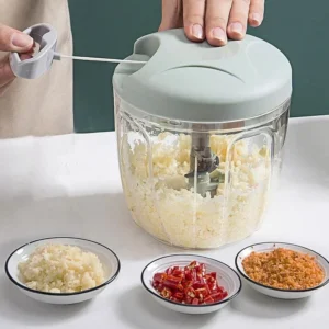 New Vegetable Crusher Onion Cutter Kitchen Cooking Accessories 500/900ml Manual Meat Grinder Garlic Chopper Rotating Garlic Press - AliExpress 15