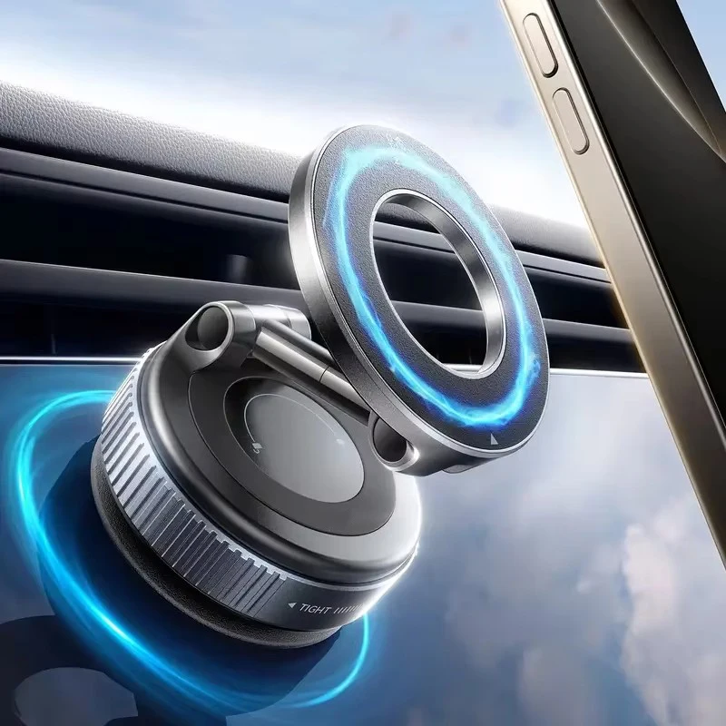 Foldable magnetic car phone holder with strong magnetic suction design and multi-angle adjustment, upgraded version - AliExpress 202192403