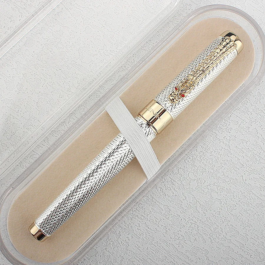 Jinhao Dragon Gold Clip Fountain Pen, Business Stationery, Creative Gift, EF, F Nib - AliExpress 21 - Image 2