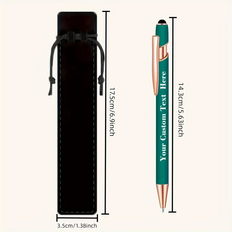 15 Sets of Customizable Metal Ballpoint Pens with Durable Cases + 15 Custom Pen Bags - Wholesale Business Writing Instruments - AliExpress 21 - الصورة 2
