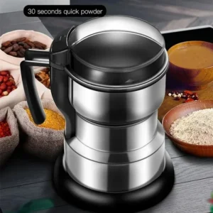 Multi-purpose electric grinder, portable coffee grinder, automatic spice grinder, stainless steel household grinder with handle - AliExpress 6