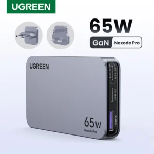 شاحن UGREEN 65 واط بمنفذين USB-C بتقنية GaN