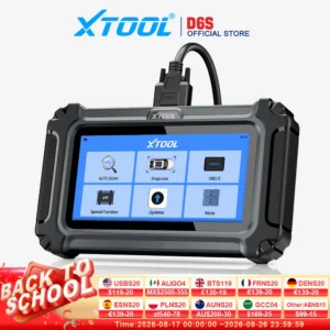 جهاز تشخيص سيارات XTOOL D6S مع دعم CANFD وFCA