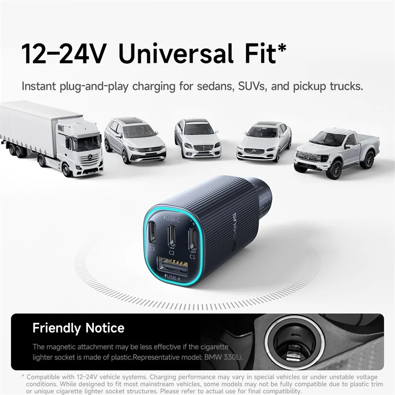 160W Magnetic Car Charger for iPhone 17, Sony, and Samsung - Image 5