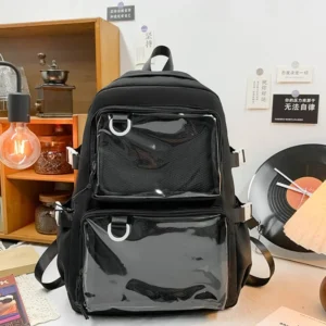 اليابانية Kawaii Itabag المرأة الجديدة 2026 حقيبة ظهر شفافة المرأة سعة كبيرة Ita على ظهره الحقائب المدرسية لطلاب الكلية JK - AliExpress 1524