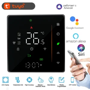 Tuya Smart Life Wifi Thermostat لغلاية الغاز والتدفئة الأرضية الدافئة وحدة تحكم في درجة الحرارة المنزلية SmartThings Alexa Google Siri - AliExpress 13