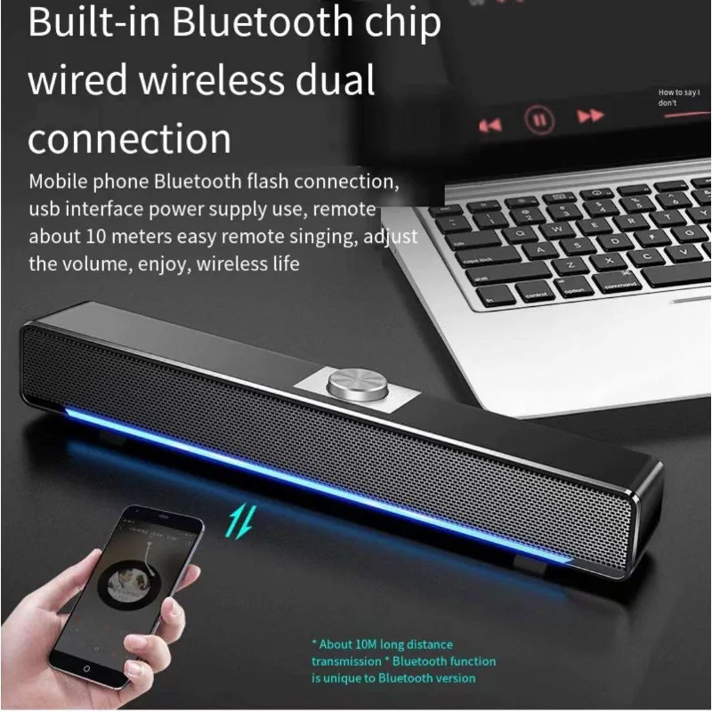 Sada High-Quality Wireless Bluetooth Speaker, Portable with Surround Bass Sound, Amplifier for Home, TV, Computer, and Gaming - AliExpress 44