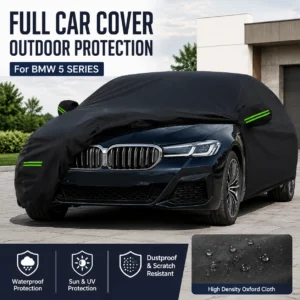 غطاء سيارة كامل للحماية الخارجية لسيارات BMW الفئة 5، غطاء للثلج وواقي من الشمس، مقاوم للماء والغبار، إكسسوارات خارجية للسيارة - AliExpress 34