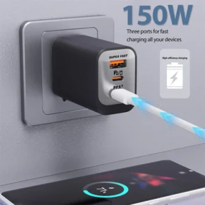 USB نوع C 150 واط شاحن USB QC3.0 شحن سريع شاحن الهاتف المحمول محول السفر آيفون 17 سامسونج شاومي الاتحاد الأوروبي/المملكة المتحدة/الولايات المتحدة التوصيل - AliExpress 202192403