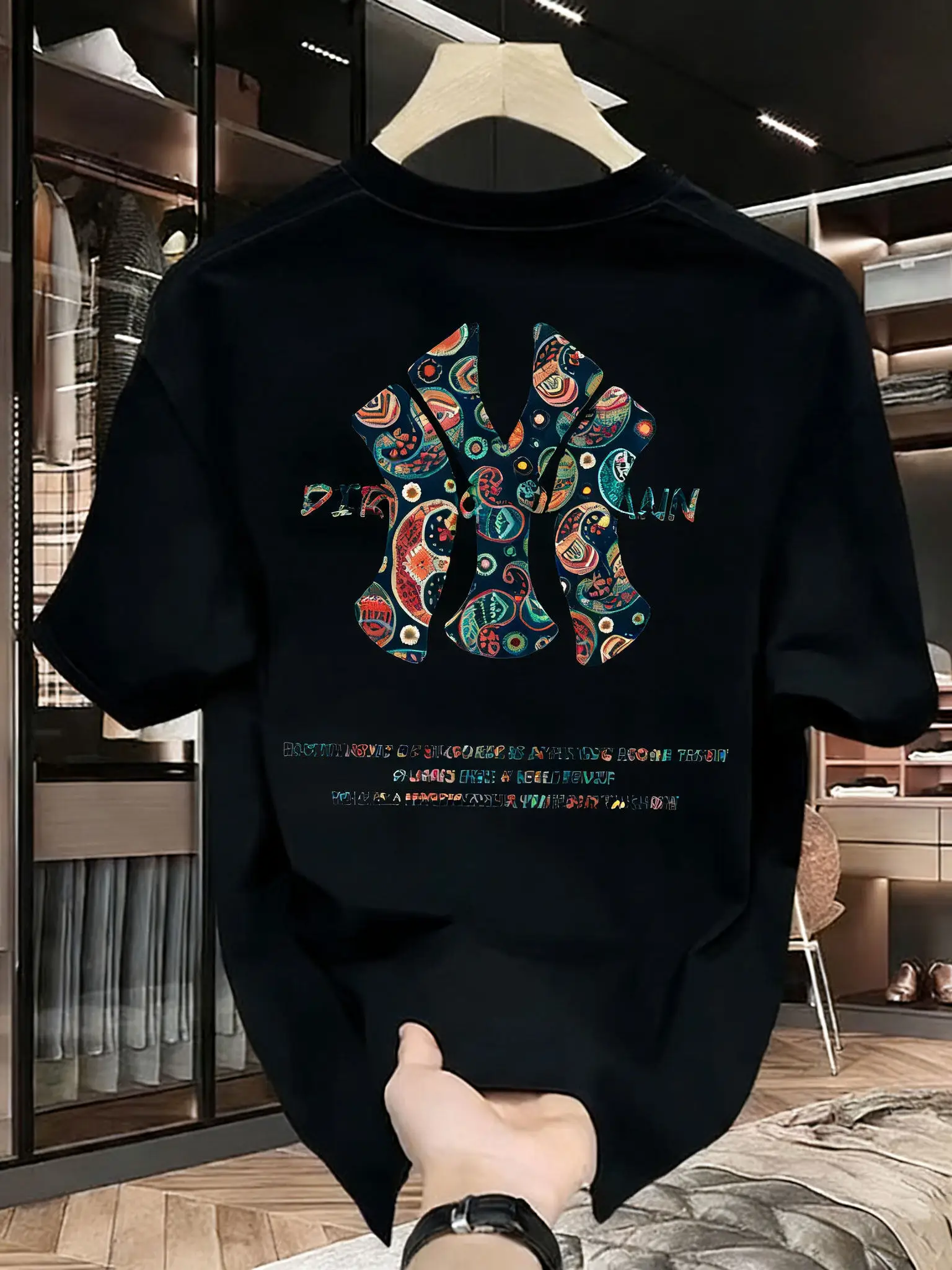 Men's Summer Printed T-Shirt - High-quality, casual, versatile, fashionable, and loose-fitting T-shirt. - AliExpress 200000343 - Image 3
