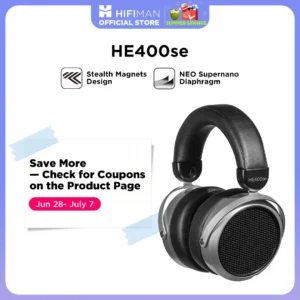 HIFIMAN HE400SE سماعات رأس سلكية مغناطيسية مستوية كاملة الحجم فوق الأذن مفتوحة من الخلف - AliExpress 44