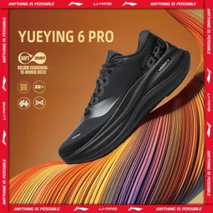 حذاء الجري Li-Ning YUEYING 6 PRO للرجال مع توسيد محسن وصندوق أصابع واسع، حذاء رياضي خفيف عاكس للضوء من LiNing طراز ARHW015 - AliExpress