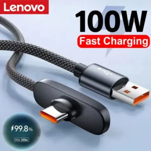 كابل شحن سريع لينوفو 100 واط بزاوية 90 درجة، كابل بيانات USB-C للهواتف المحمولة، كابل شحن وبيانات سريع للهواتف الخلوية، جديد 2026 - AliExpress 202192403