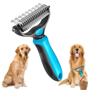 2-in-1 Pet Hair Removal Brush for All Types of Dogs and Cats